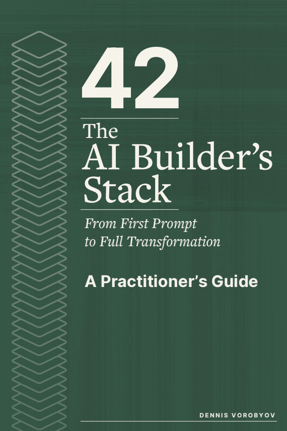 42: The AI Builder's Stack — front cover