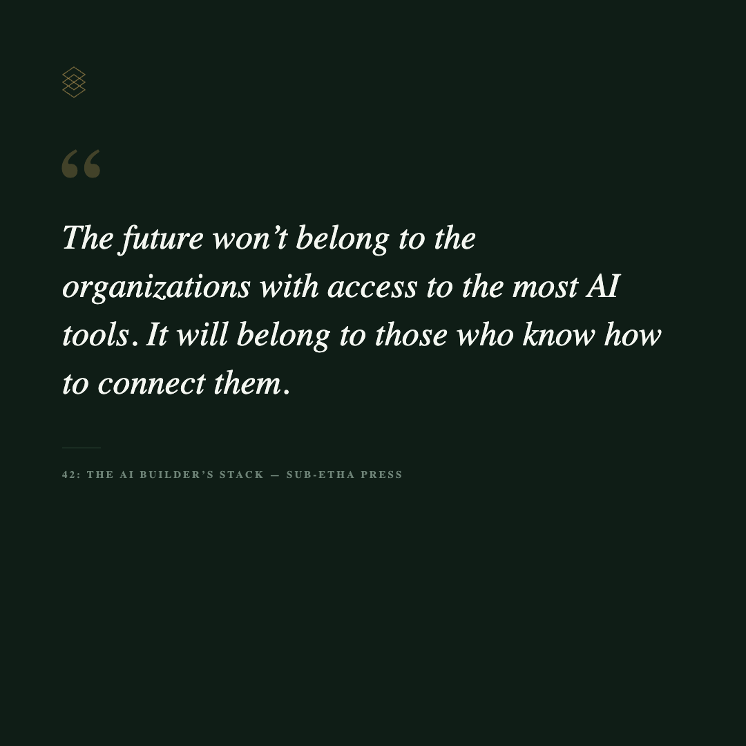 Pull-quote card — the future